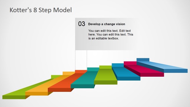 Editable PowerPoint 8 Step Model