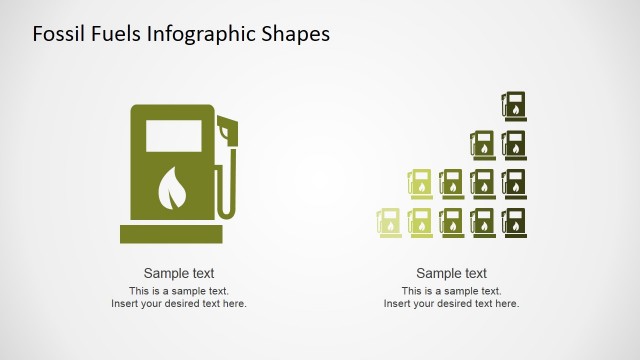 Gas Pump PowerPoint Shapes