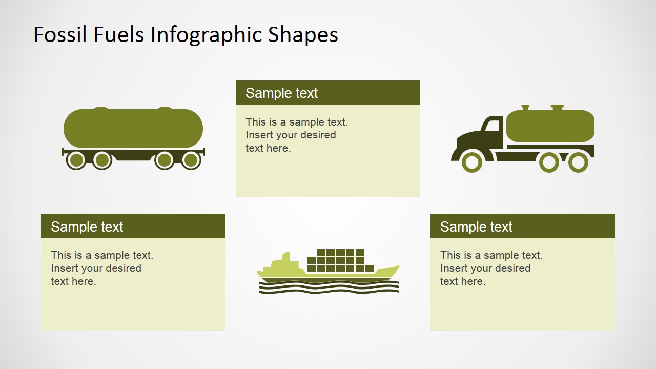 PowerPoint Oil and Gas Industry Logistics Shapes