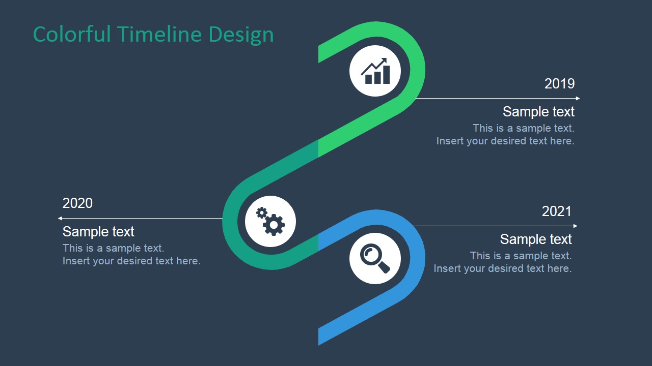 PowerPoint Timeline and Planning Second Half Diagram