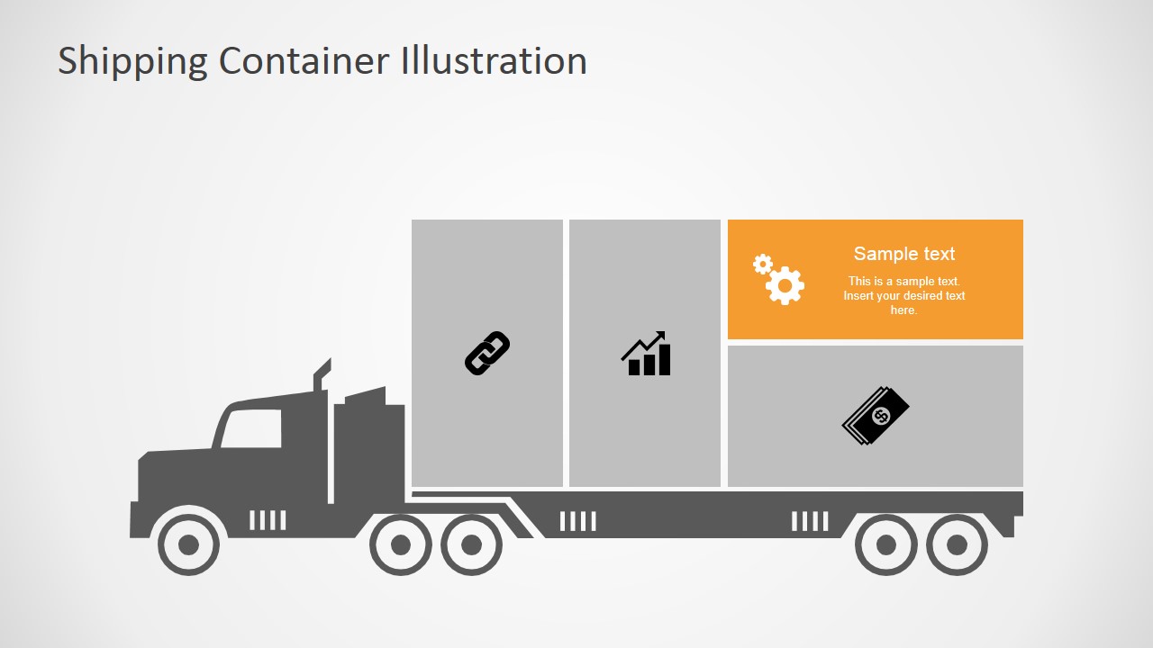 PowerPoint Cargo Infographic Icons