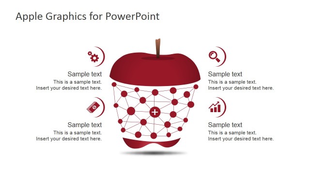 Apple Clipart Infographics for PowerPoint
