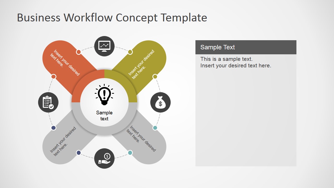 Business Workflow Concept Template For Powerpoint Slidemodel 8176