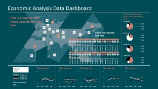 PowerPoint Data Driven Charts over Globalization Background