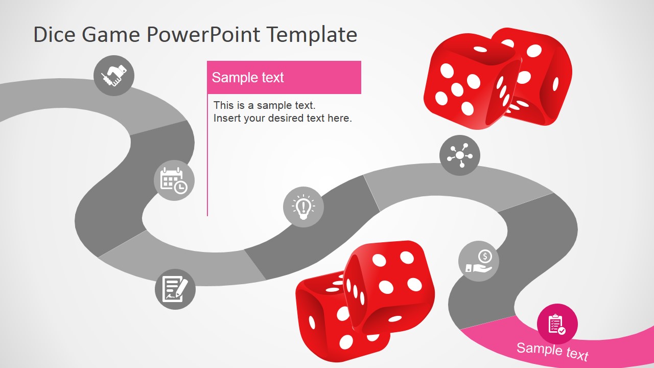 Board Game Theme for PowerPoint Timeline