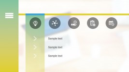 Tabbed Menu - SlideModel