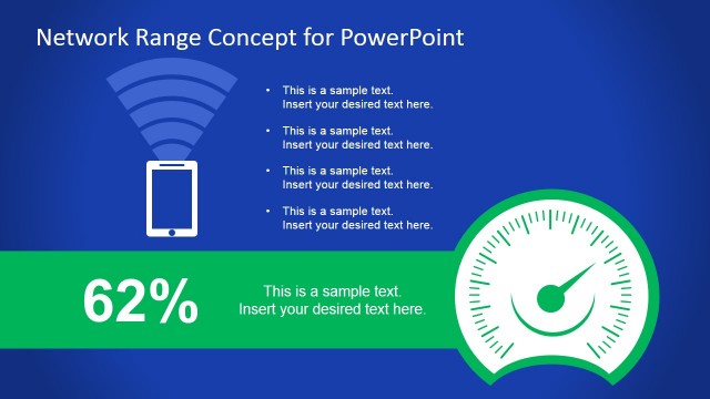 Network Range Diagram Template PowerPoint