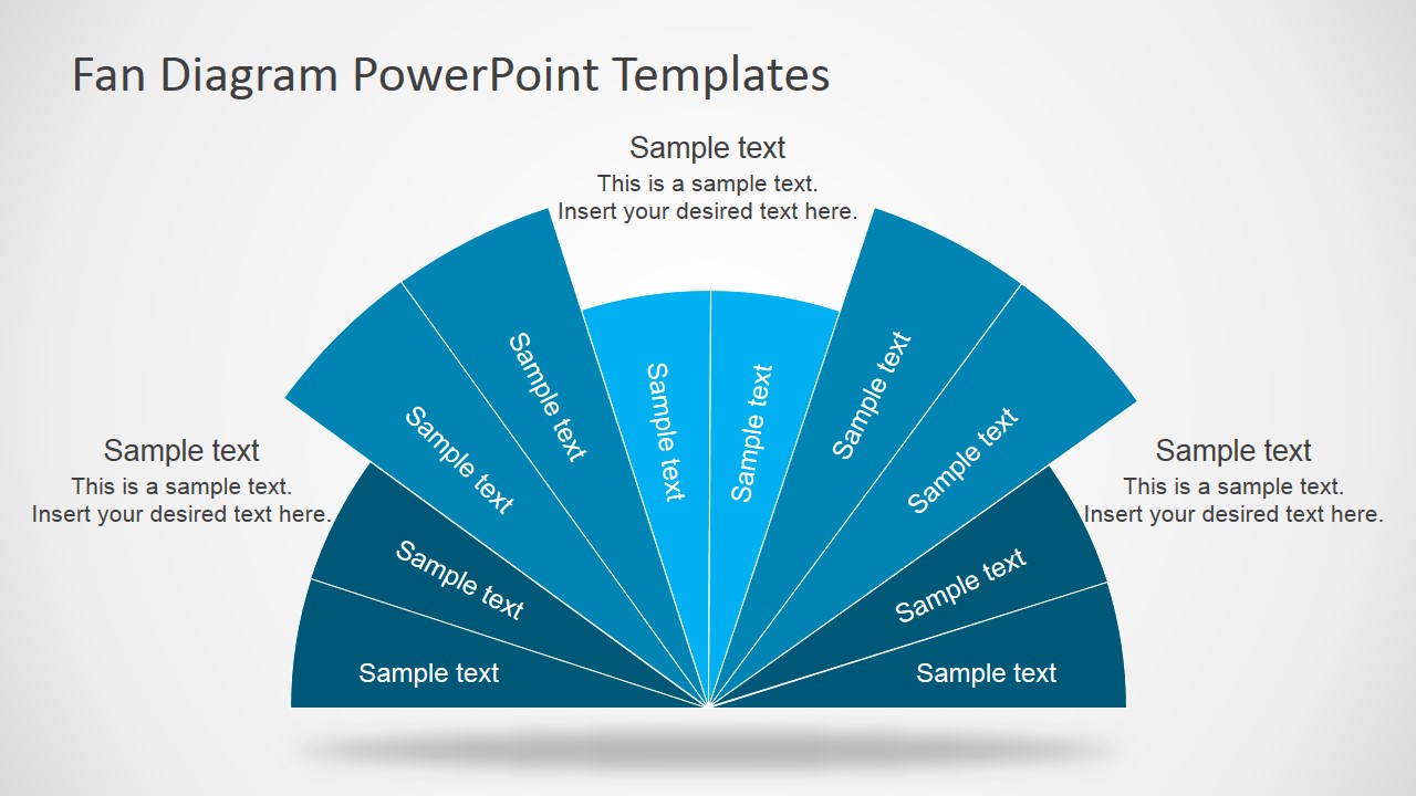 Fan Diagram Design for PowerPoint SlideModel