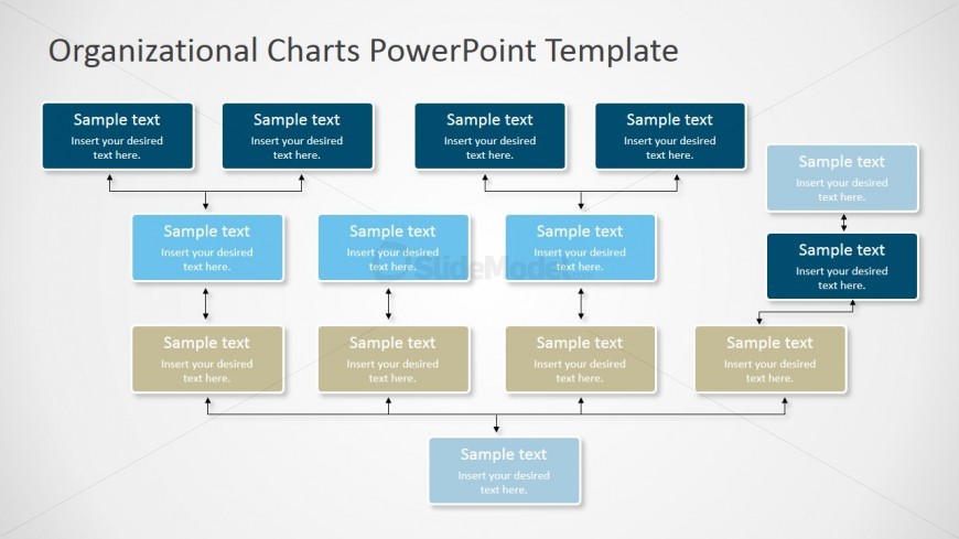 Inverted Tree Org Chart PPT