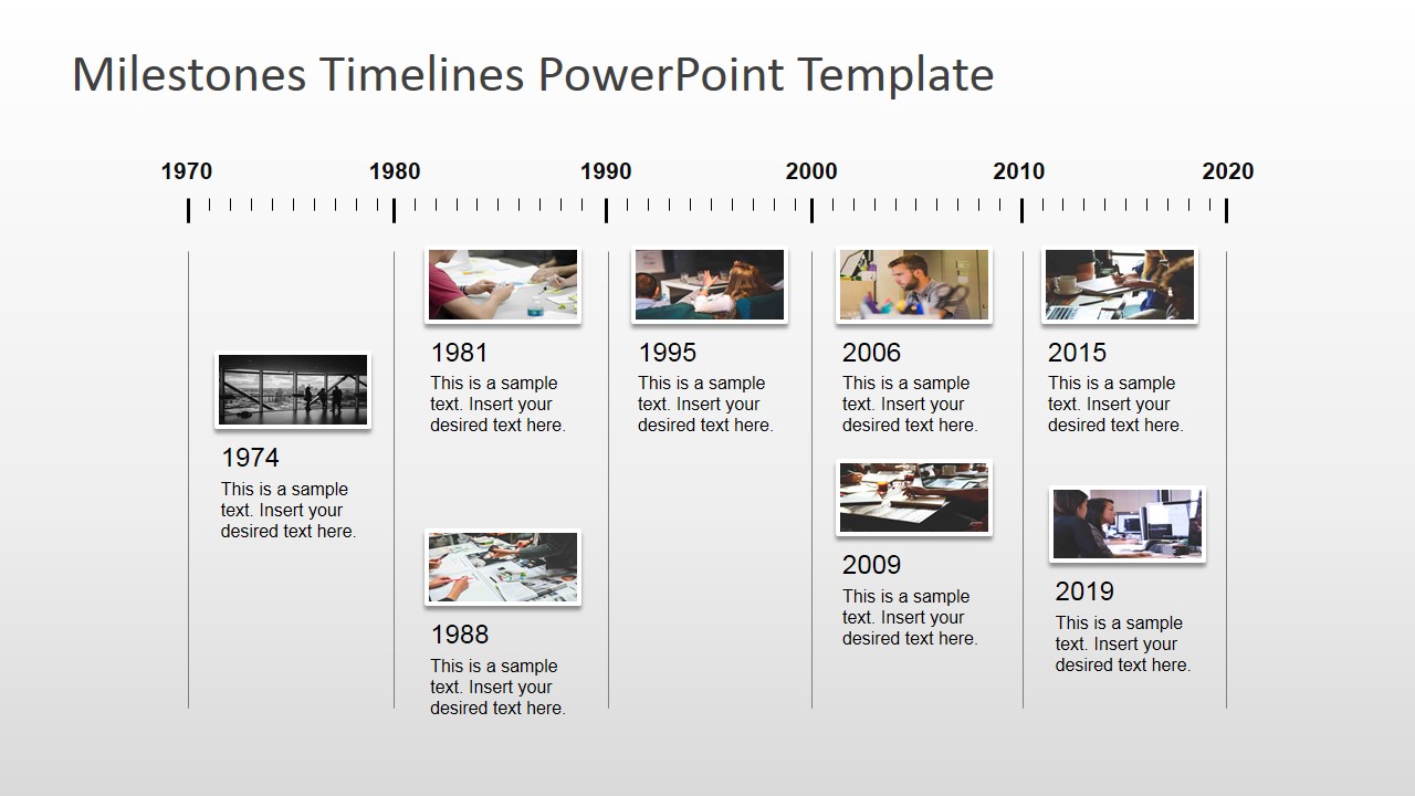 Milestones Timeline Powerpoint Template Slidemodel