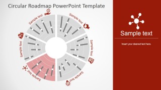 PowerPoint Timeline Concentric Circles Design