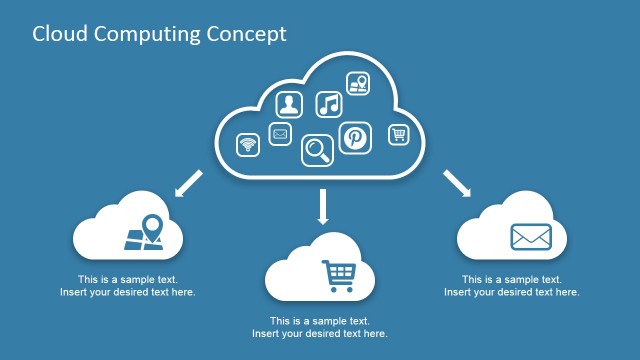 Cloud Computing Concept Design for PowerPoint