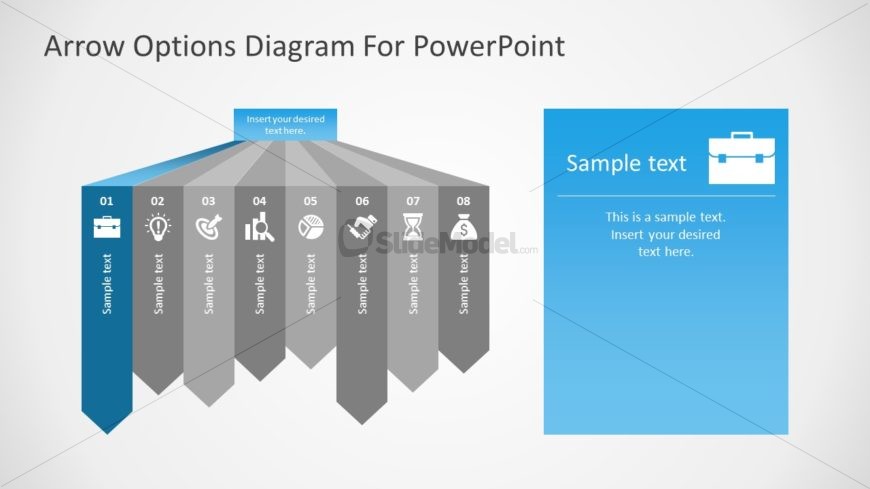 Diagram of Arrow Infographics