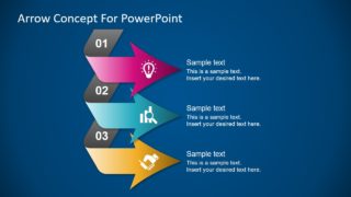 Infographic 3 Steps Diagram Template