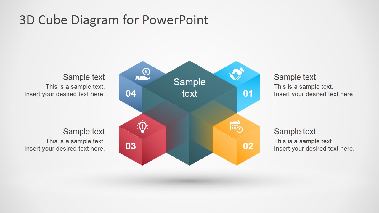 Cubes Diagram Design for Presentations