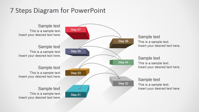 7 Steps Diagram Design for PowerPoint
