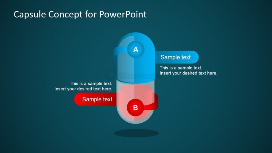 Capsule A Or B Comparison Slide - SlideModel