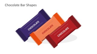 Editable Chocolate Bars For PowerPoint Presentation