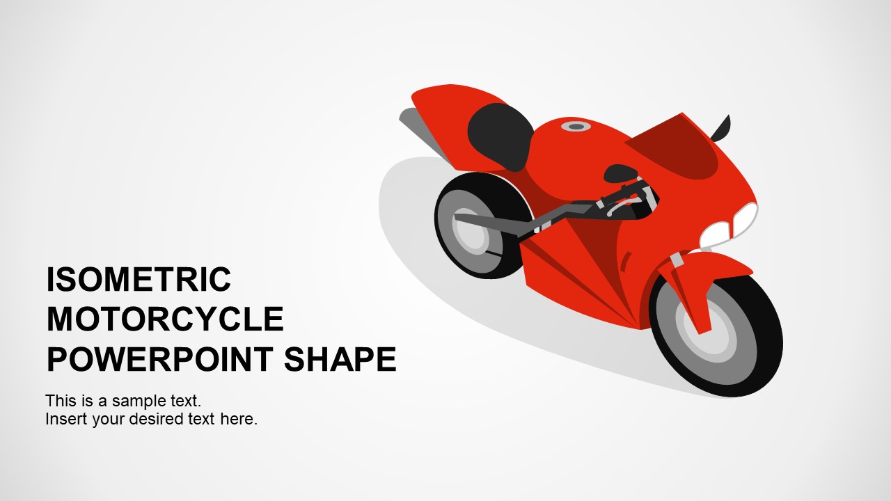 Sport Racing Motorcycle in PowerPoint