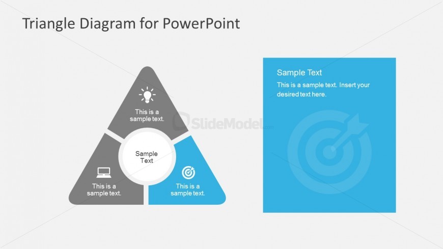 Round Point Triangle Design PowerPoint Diagrams