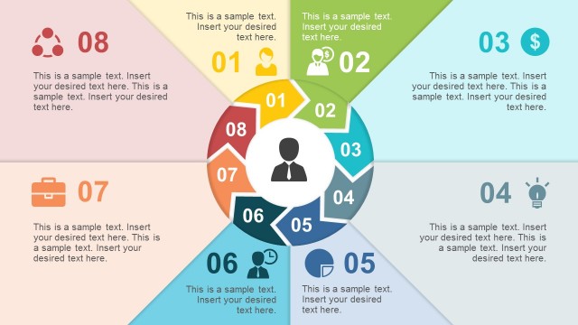 Folded Paper Graphic in PowerPoint Templates