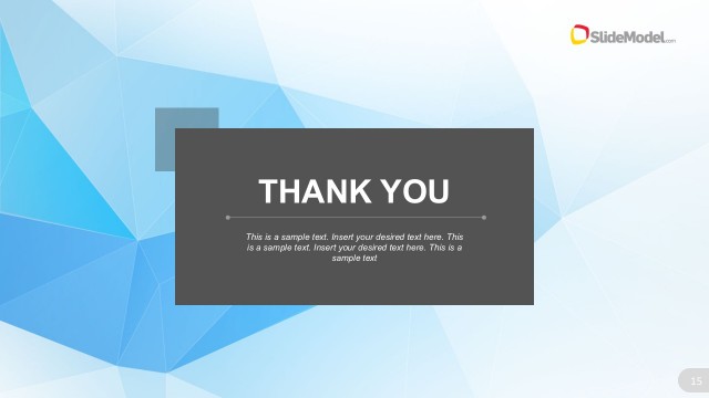 Beautiful Thank You Page For PowerPoint