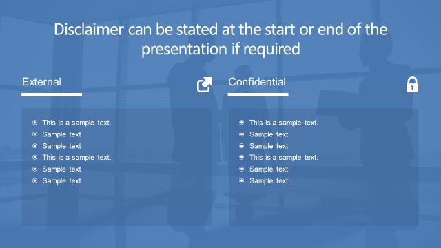 PPT Image Background Disclaimer