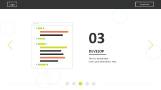 Bold Colors Web Dev PowerPoint Templates