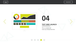 Web Startups Process Template For PowerPoint