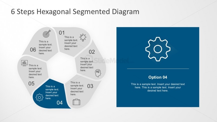 Business Cycle Diagram PowerPoint With 6 Steps