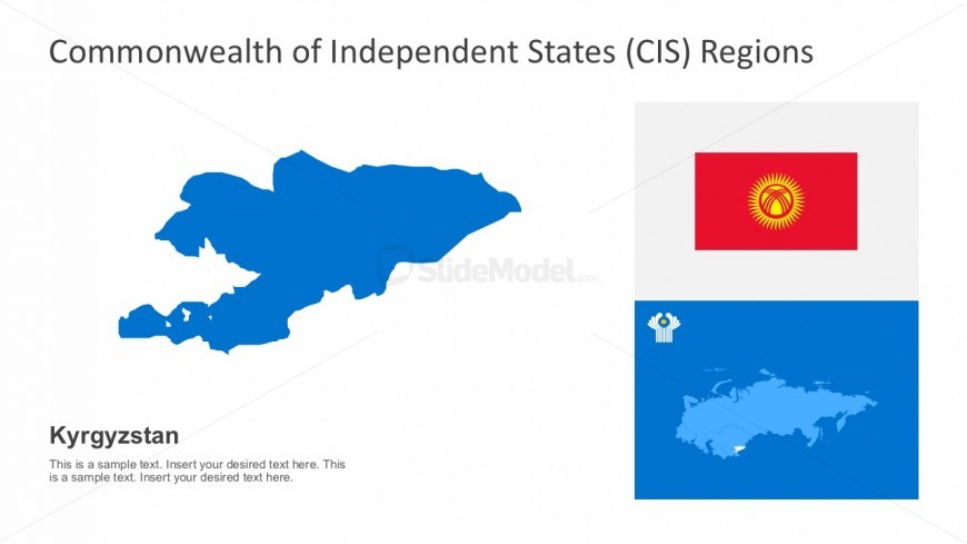 Kyrgyzstan Administrative CIS Maps PowerPoint