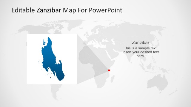 Zanzibar Administrative Districts Template