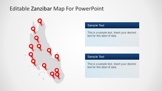 Editable PowerPoint Map Markers 