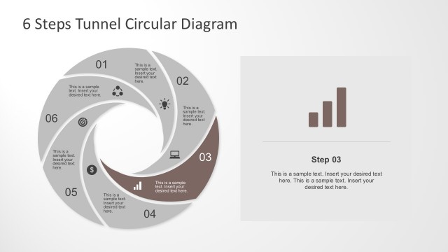 Camera Shutter Shape Diagram for PowerPoint