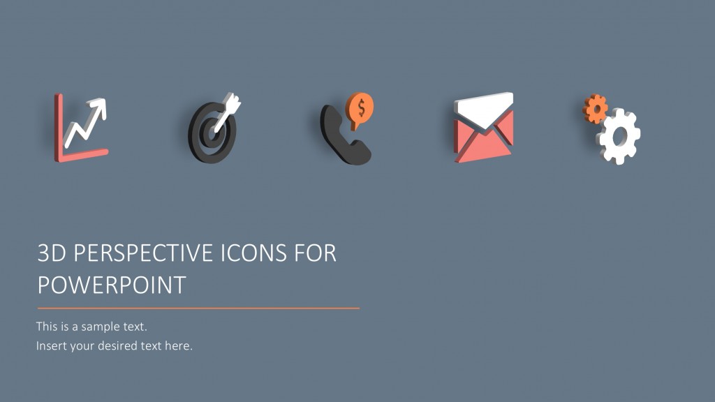 3D Perspective Infographic PowerPoint Icons - SlideModel