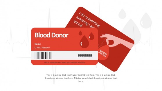 Blood Donor Card PowerPoint Slides