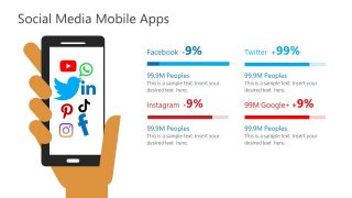 PowerPoint Social Media Apps Template