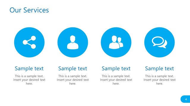 Social Media PowerPoint Report of Services