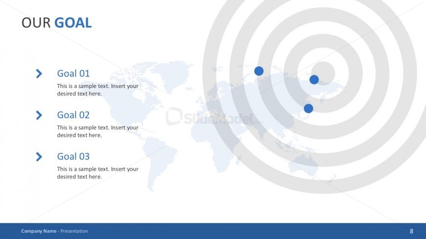 Business Goals Bullet Points Slide Deck