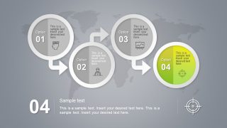 4 Step Circular Badge PowerPoint