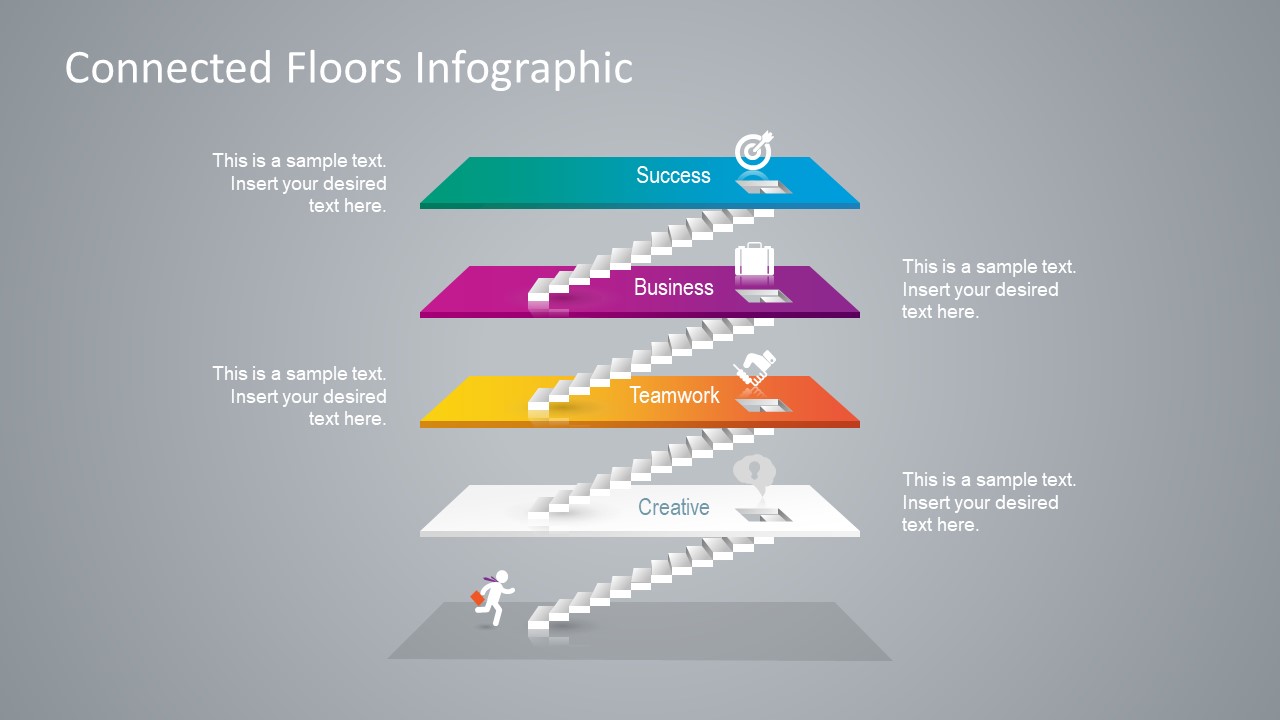 4 Level Infographic Model