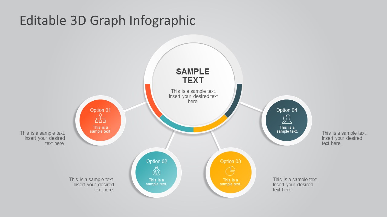 3D Circle Diagram Infographics