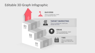 Editable 3D Ladder PowerPoint Slide Presentations