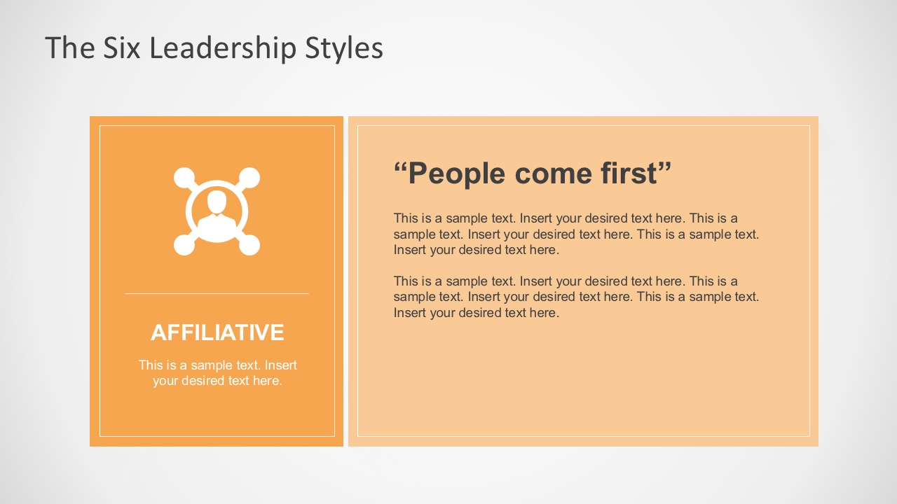 The Leadership Style Of The Affiliative Leader