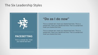 Pacesetting Leadership Style for PowerPoint