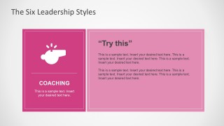 Coaching Leadership Style for PowerPoint