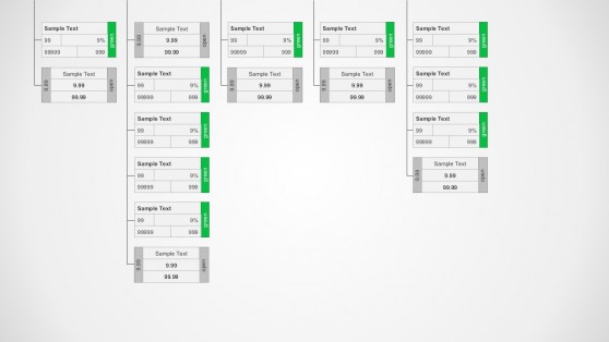 PowerPoint WBS Editable Diagram