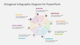 8 Steps Process Flow Diagram Business Slides