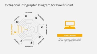 Flat Design Process Flow Diagrams Business PowerPoint