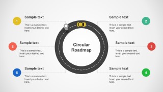 Roadmap Process Flow Flat PowerPoint Design